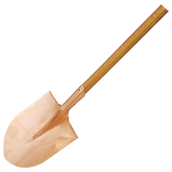 Shovel, Round Point With Wooden Handle